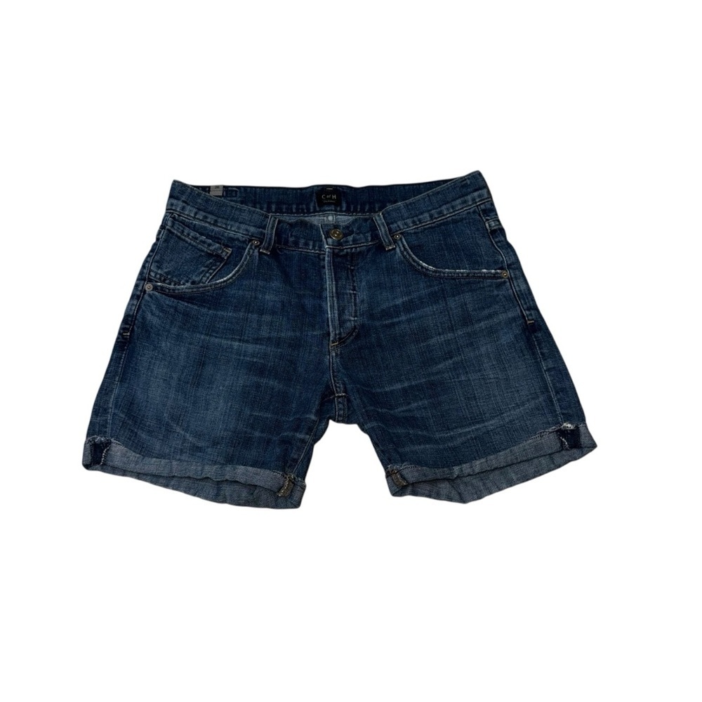 Citizens Of Humanity Women's Size 26 Bermuda Shorts Rolled Hem Medium Wash